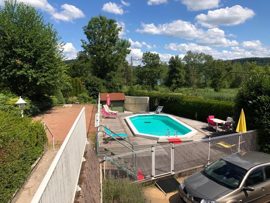 Maison/Gite Familial Dans Le Jura A 200M Du Lac Avec Piscine Privee Marigny  Eksteriør bilde